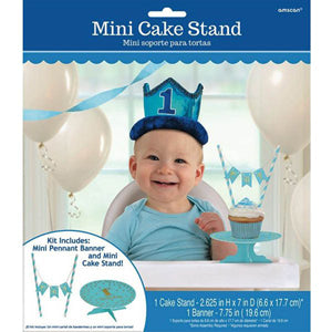 1st Birthday Boy Mini Cake Stand Kit Supply