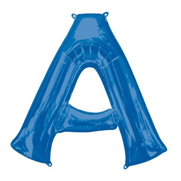 Blue Letter SuperShape Foil Balloons Discount